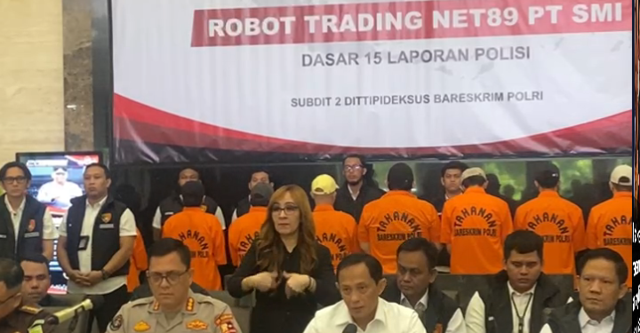 Foto : screenshot live Instagram Humas Polri.