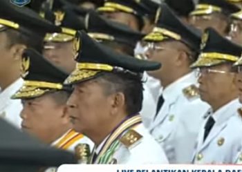 Al Haris - Abdullah Sani Resmi Dilantik Sebagai Gubernur - Wakil Gubernur Jambi oleh Presiden Prabowo. (Foto : ist)