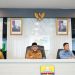 Sekda Sudirman Ikuti Zoom Meeting Bersama Mendagri Terkait Jadwal Pelantikan Kepala Daerah Terpilih. (Foto : ist)