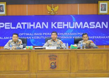 Bidhumas Polda Jambi Gelar Pelatihan Kehumasan. (Foto : ist)