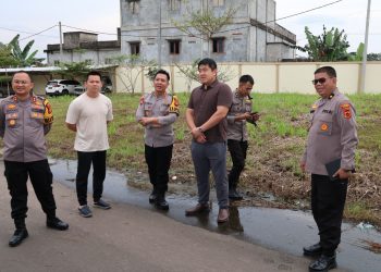 Dukung Program Pemerintah, Kapolresta Jambi Gerak Cepat Cek Lahan Rencana Pembangunan SPPG. (Foto : ist)