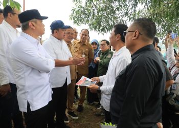 Pastikan Pengadaan Tanah Sesuai Prosedur, Menteri Nusron Tinja Akses KCIC Karawang. (Foto : ist)