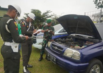 Korem Gapu Tingkatkan Disiplin Prajurit Dalam Berkendara. (Foto : ist)