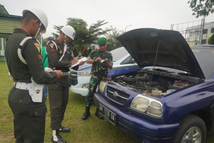 Korem Gapu Tingkatkan Disiplin Prajurit Dalam Berkendara. (Foto : ist)