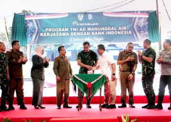 Bank Indonesia dan TNI AD Bersinergi Tingkatkan Akses Air Bersih untuk Masyarakat. (Foto : ist)