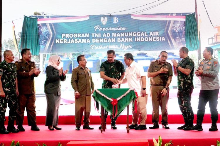 Bank Indonesia dan TNI AD Bersinergi Tingkatkan Akses Air Bersih untuk Masyarakat. (Foto : ist)