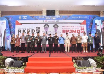 Usung Tema Transformasi Pembangunan Untuk Pertumbuhan dan Keberlanjutan, Musrenbang RKPD Kota Jambi Tahun 2026 Berjalan Sukses. (Foto : ist)