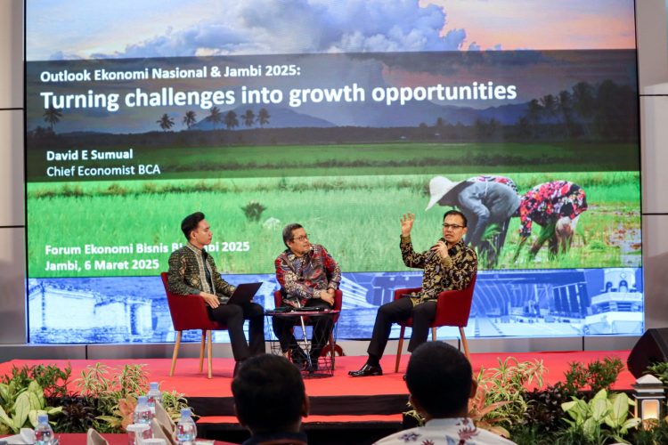 Forum Ekonomi Bisnis Jambi Triwulan I 2025: Strategi Mewujudkan Nilai Tambah dan Kemandirian Daerah Melalui Hilirisasi Pangan. (Foto : ist)