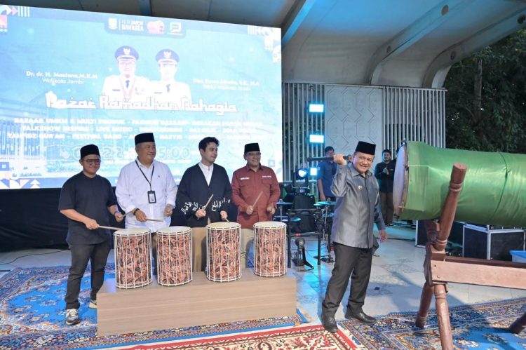 Fasilitasi Pengusaha UMKM, Bersama Q Production Pemkot Jambi Gelar Bedug Fest 1446 Hijriah. (Foto : ist)