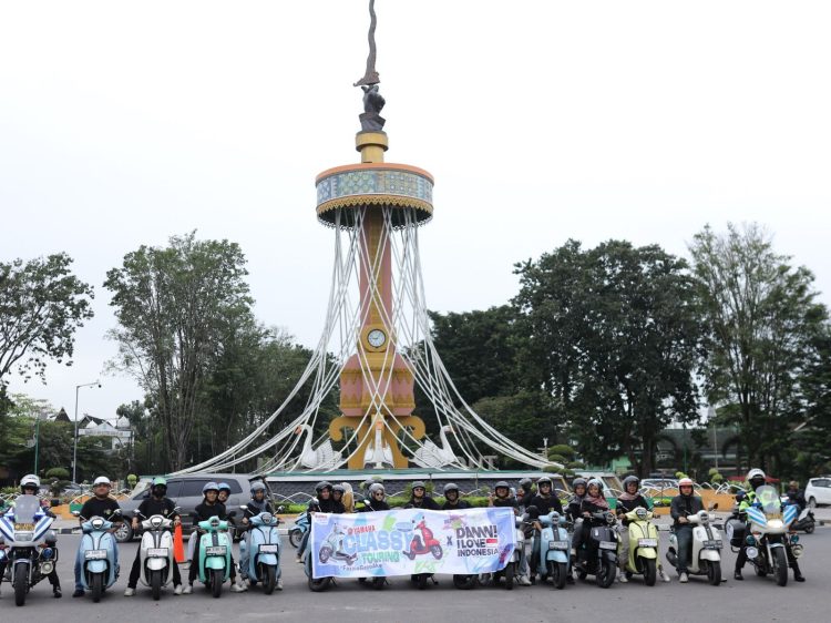 Touring Fazzio Hybrid Jambi Colaborasi Dengan Damn! I Love Indonesia. (Foto : ist)