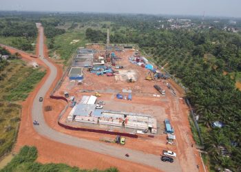 Salah satu sumur di struktur Puspa Asri di Jambi yang berhasil dibor dan berkontribusi terhadap peningkatan produksi PHR Zona 1. (Foto : ist)