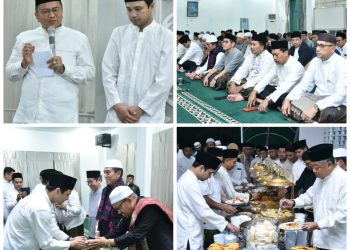 Malam Penuh Doa di Rumah Dinas Wali Kota Jambi, Maulana Pimpin Qiyamul Lail Serta Sahur Bersama Jajaran dan Masyarakat. (Foto : ist)