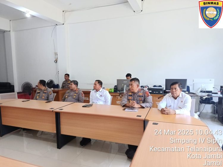 Pererat Hubungan dengan Organisasi Keagamaan, Polda Jambi Sambangi Kantor Muhammadiyah. (Foto : ist)