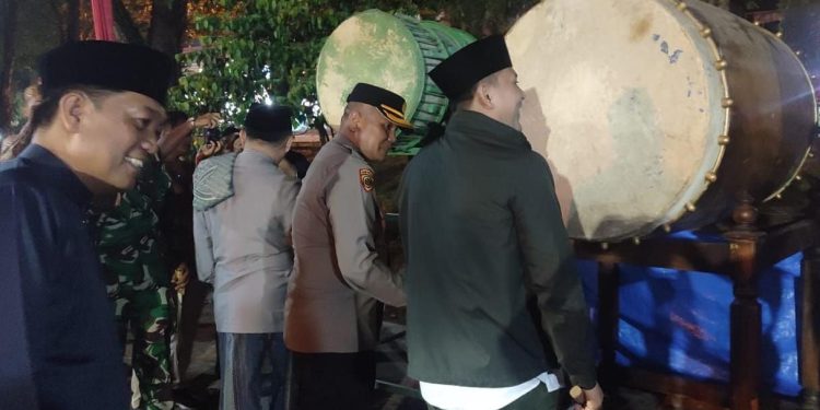 Meriah, Malam Takbiran Idul Fitri 1446 H di Merangin. (Foto : ist)