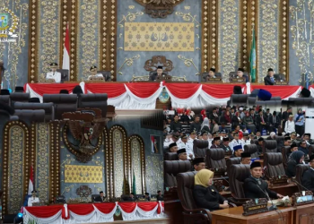 DPRD Kota Jambi Gelar Paripurna Dengarkan Pidato Wali Kota Jambi Periode tahun 2025-2030. (Foto : ist)