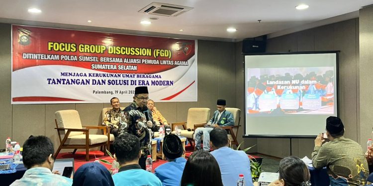 Jaga Kerukunan Umat Beragama di Era Modern, Kyai Hendra Ajak Perkuat Tiga Pilar Ukhwah di Sumsel. (Foto : ist)