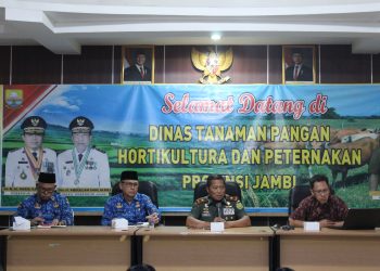 Danrem Gapu ikuti rapat ketahanan pangan. (Foto : ist)