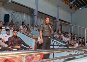 Danrem Gapu hadiri deklarasi anti judi online yang diikuti ribuan pelajar. (Foto : ist)
