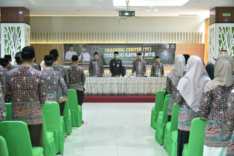 Mantapkan Langkah Menuju Juara Umum MTQ, Pemkot Jambi Gelar TC Terpadu Kafilah Kota Jambi. (Foto : ist)