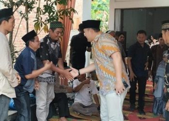 Bupati HM Syukur Halal Bihalal Bersama KBMM Merangin. (Foto : ist)