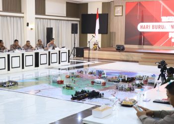 Kapolda Jambi Pimpin persiapan pengamanan hari buruh. (Foto : ist)