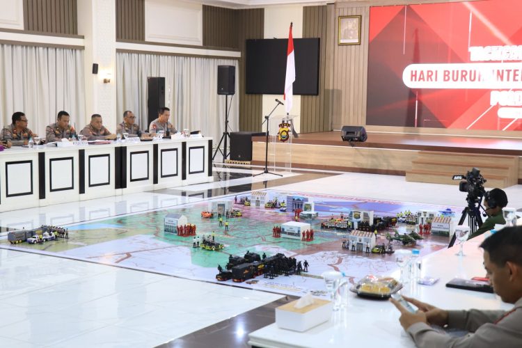 Kapolda Jambi Pimpin persiapan pengamanan hari buruh. (Foto : ist)