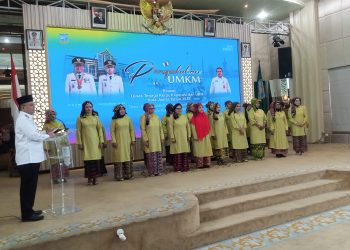 Wako Jambi kukuhkan UMKM Jambi. (Foto : Rolan - sinarjambi.com)