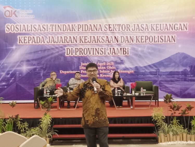 OJK sosialisasi tindak pidana sektor jasa keuangan kepada jajaran Kejaksaan dan kepolisian di Jambi. (Foto : Rolan - sinarjambi.com)