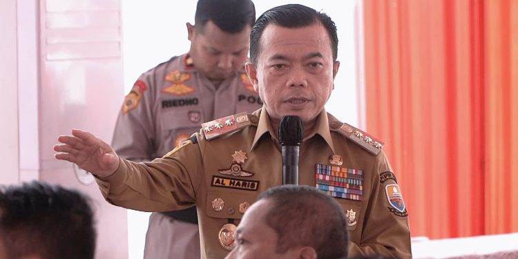 Gubernur Al Haris Hadiri Deklarasi PSU Pilkada Damai Bungo 2025. (Foto : ist)