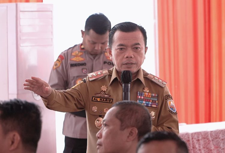 Gubernur Al Haris Hadiri Deklarasi PSU Pilkada Damai Bungo 2025. (Foto : ist)