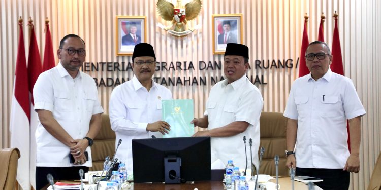 Kementerian ATR/BPN RI percepat sertifikasi tanah untuk sekolah rakyat. (Foto : ist)
