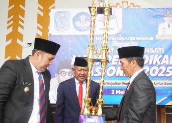 Merangin Juara II Dramband se-Sumatera Hadiah Harganas 2025, Diraih SD Negeri 253 Bangko. (Foto : ist)