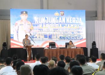 Kapolda kunker ke Polres Tanjabbar. (Foto : ist)