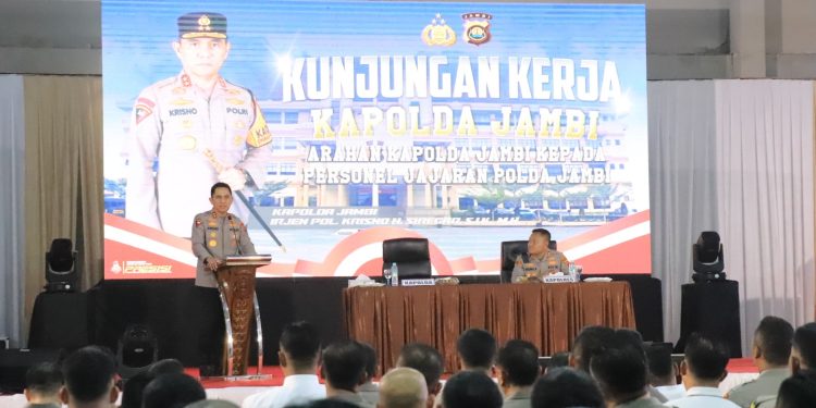 Kapolda kunker ke Polres Tanjabbar. (Foto : ist)