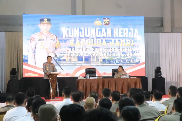 Kapolda kunker ke Polres Tanjabbar. (Foto : ist)