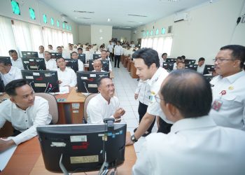 Wawako Jambi Tinjau SKT PPPK Hari Kedua, Pastikan Lancar dan Beri Semangat Peserta. (Foto : ist)