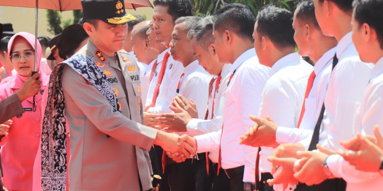 Kapolda Jambi kunker ke Polres Tebo. (Foto : ist)