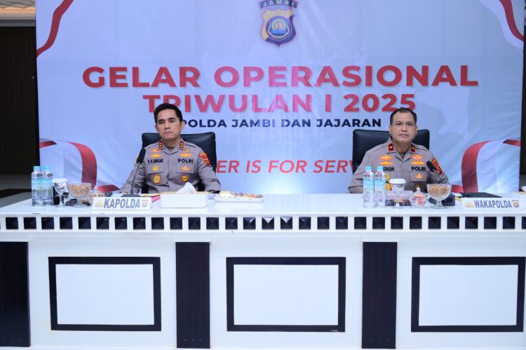 Kapolda Jambi Pimpin GO Triwulan I 2025. (Foto : ist)