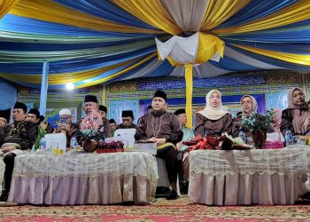 Diguyur Gerimis, Pembukaan MTQ ke-51 Merangin Spektakuler. (Foto : ist)