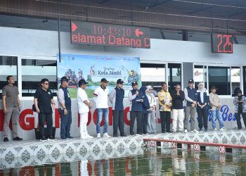 Meriahkan HUT Kota Jambi, Wali Kota Maulana Buka Lomba Mancing Strike Fest Bahagia 2025. (Foto : ist)