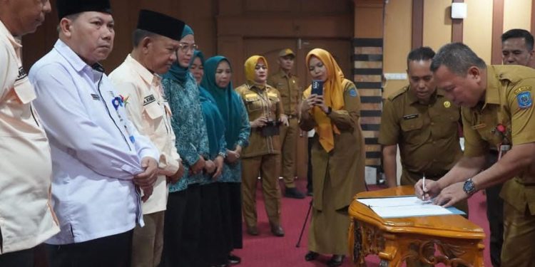 Wabup Khafidh Pimpin Rakor TPPS dan Launching ‘Genting’ Angka Prevalensi Stunting. (Foto : ist)