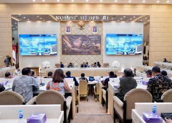 Tindak Lanjut Evaluasi Triwulan I, Komisi II DPR RI Adakan Rapat Kerja dengan Kanwil BPN Provinsi Se-Indonesia. (Foto : ist)