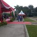 Wawako Jambi Diza Hazra Aljosha tampil sebagai komandan upacara HUT ke-79 Pemkot Jambi. (Foto : Rolan - sinarjambi.com)