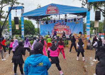 Yamaha Grebek Pasar Rame Jambi Sukses. (Foto : ist)