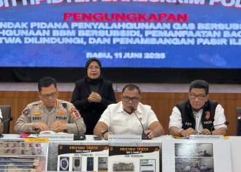 Bareskrim Polri Ungkap 5 Kasus Besar Penyalahgunaan BBM dan Gas Subsidi di Berbagai Daerah. (Foto : ist)