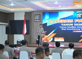 Kapolda Jambi buka Rakernis. (Foto : ist)
