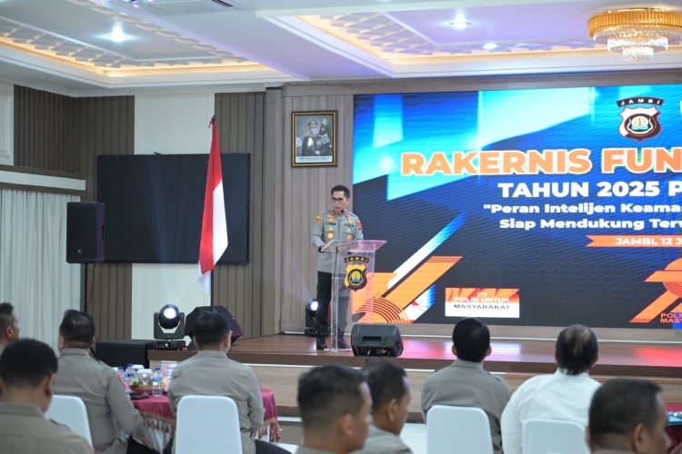 Kapolda Jambi buka Rakernis. (Foto : ist)