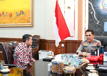 Kapolda Jambi terima silaturahmi Kemenmipas Kanwil Jambi. (Foto : ist)