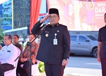 Pimpin Apel Hari Donor Darah Sedunia, Wali Kota Maulana Tegaskan Komitmen Kemanusiaan. (Foto : ist)