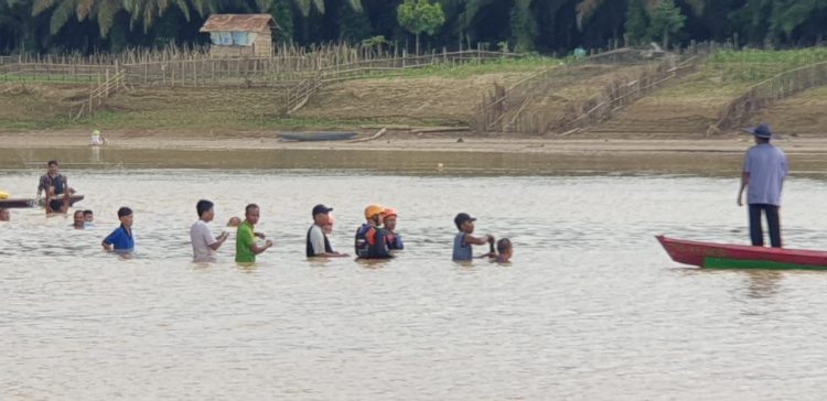 Jasad salah seorang korban tenggelam di Sumatera Tebo ditemukan. (Foto : ist)